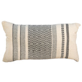 Zeke Off White with Black Pillow